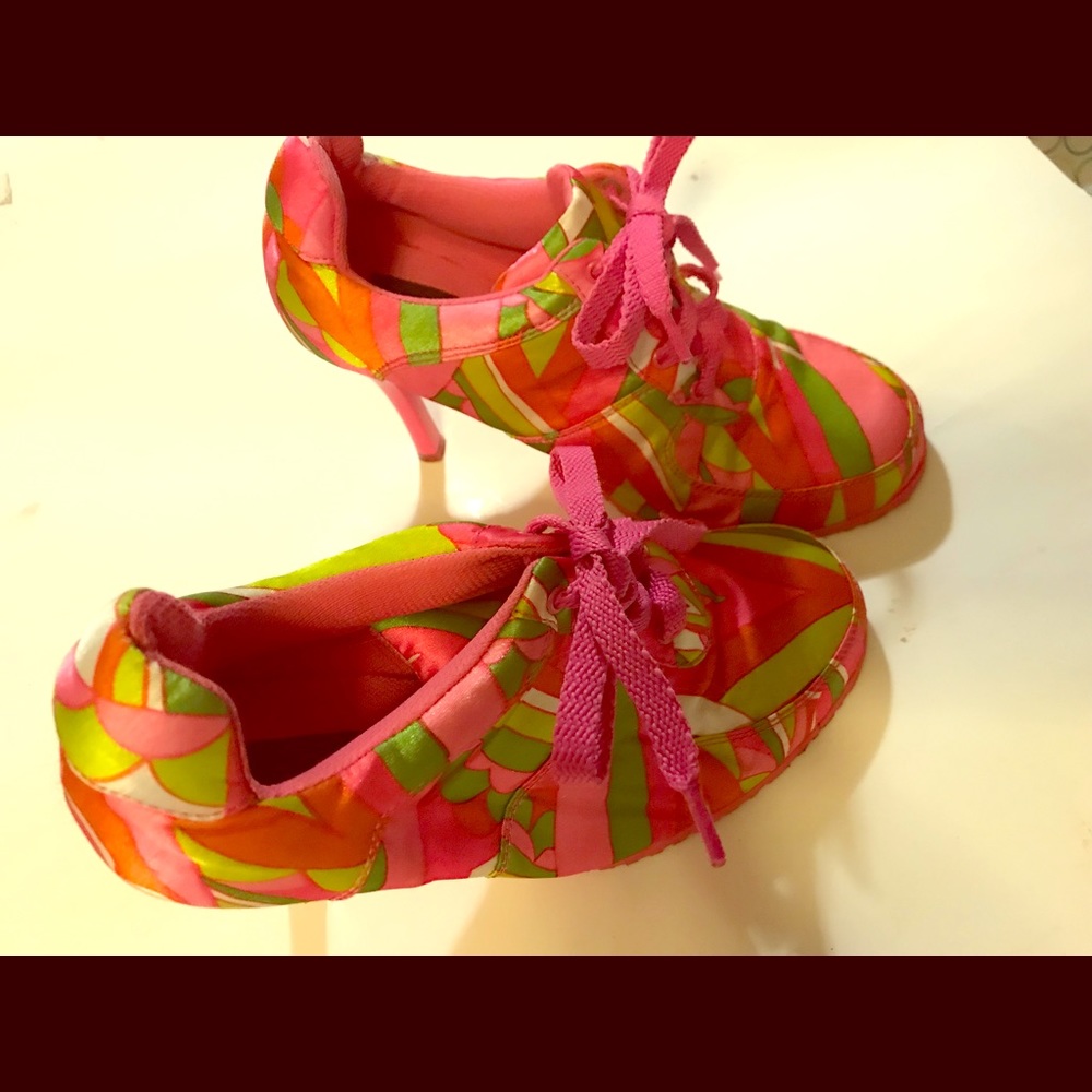 Collection Carrini Size 9 Psychedelic  High Heels